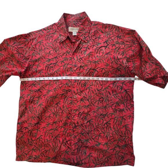 Johari West Hawaiian Shirt Moonlight Forest Batik Print, Cotton sz XL - Picture 6 of 8